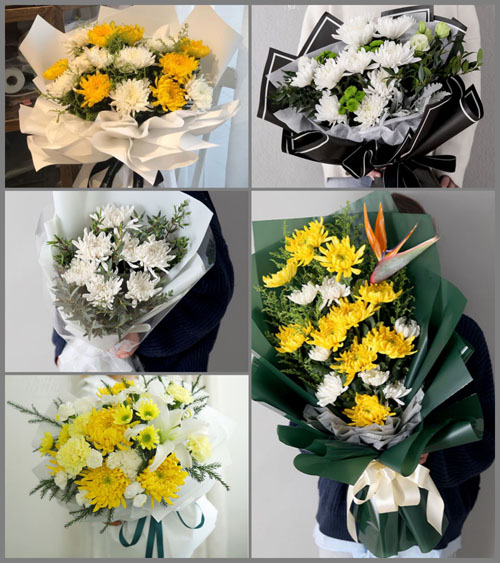 山西晋中灵石县王禹乡东掌村白事花束代送